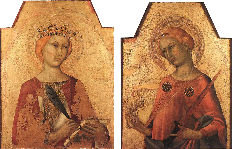 saint catherine and saint lucy 